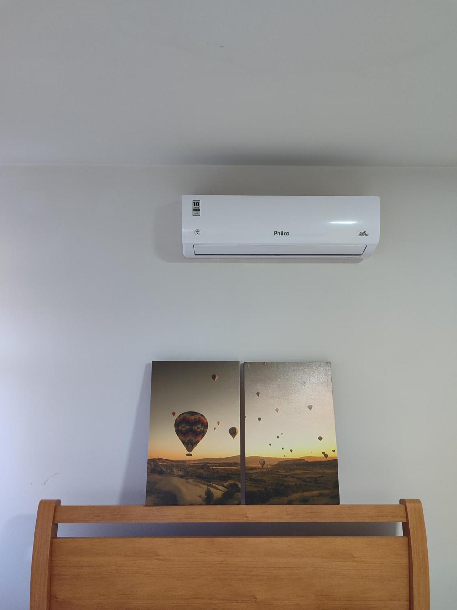 Kitnet Balonismo Apartment Pancas Bagian luar foto