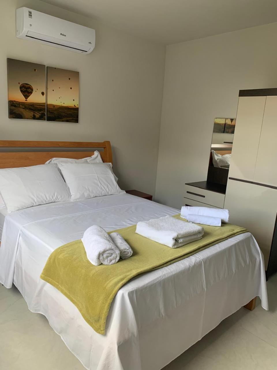 Kitnet Balonismo Apartment Pancas Bagian luar foto